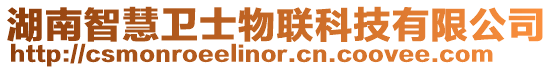 湖南智慧衛(wèi)士物聯(lián)科技有限公司