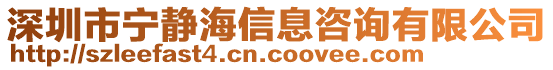 深圳市寧靜海信息咨詢有限公司