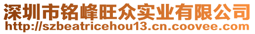 深圳市銘峰旺眾實業有限公司