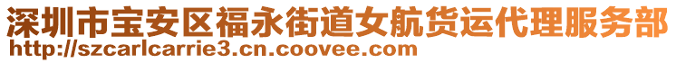 深圳市寶安區(qū)福永街道女航貨運(yùn)代理服務(wù)部
