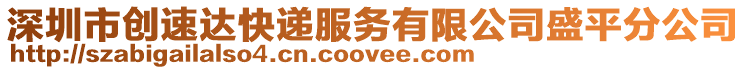 深圳市創速達快遞服務有限公司盛平分公司