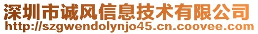 深圳市誠風信息技術有限公司