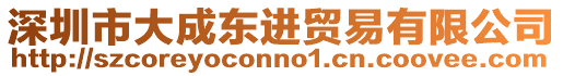 深圳市大成東進貿易有限公司