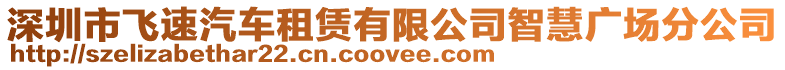 深圳市飛速汽車租賃有限公司智慧廣場分公司