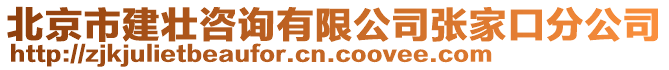 北京市建壯咨詢有限公司張家口分公司