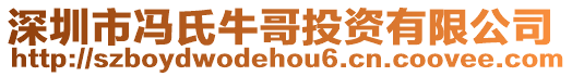 深圳市馮氏牛哥投資有限公司