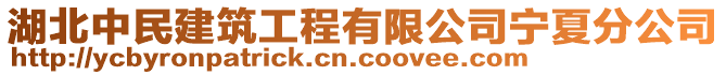 湖北中民建筑工程有限公司寧夏分公司