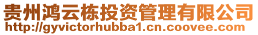 貴州鴻云棟投資管理有限公司