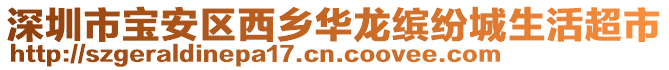 深圳市寶安區(qū)西鄉(xiāng)華龍繽紛城生活超市