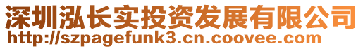 深圳泓長實投資發展有限公司