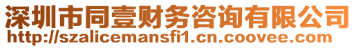 深圳市同壹財務咨詢有限公司