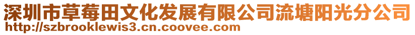 深圳市草莓田文化發(fā)展有限公司流塘陽光分公司