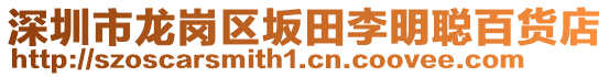 深圳市龙岗区坂田李明聪百货店