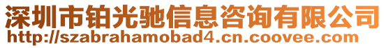 深圳市鉑光馳信息咨詢有限公司