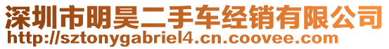 深圳市明昊二手車經(jīng)銷有限公司