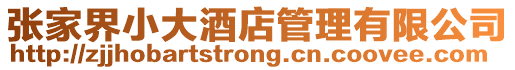 張家界小大酒店管理有限公司