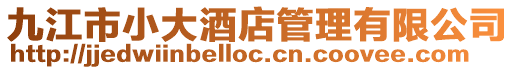 九江市小大酒店管理有限公司