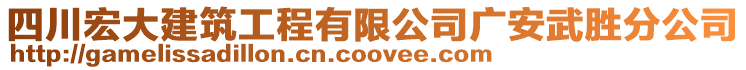 四川宏大建筑工程有限公司廣安武勝分公司