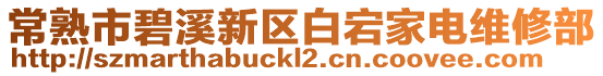 常熟市碧溪新區白宕家電維修部