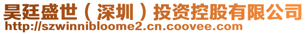 昊廷盛世（深圳）投資控股有限公司