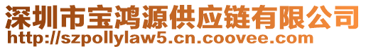 深圳市寶鴻源供應(yīng)鏈有限公司