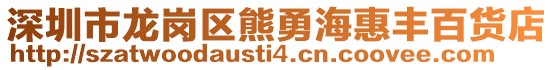 深圳市龍崗區熊勇海惠豐百貨店