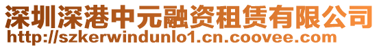 深圳深港中元融資租賃有限公司