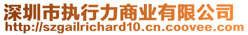 深圳市執(zhí)行力商業(yè)有限公司