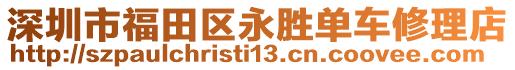 深圳市福田區(qū)永勝單車修理店