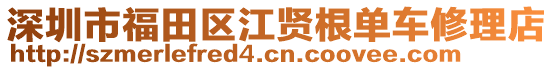 深圳市福田區(qū)江賢根單車修理店