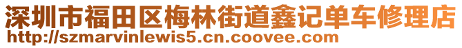 深圳市福田區(qū)梅林街道鑫記單車修理店