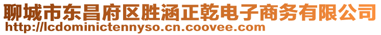 聊城市東昌府區(qū)勝涵正乾電子商務(wù)有限公司