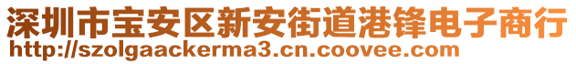 深圳市寶安區(qū)新安街道港鋒電子商行