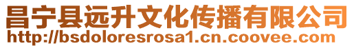 昌寧縣遠(yuǎn)升文化傳播有限公司