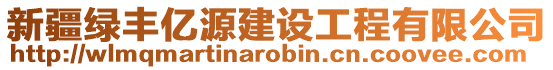 新疆綠豐億源建設工程有限公司