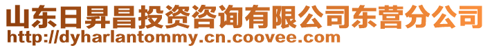 山東日昇昌投資咨詢有限公司東營(yíng)分公司