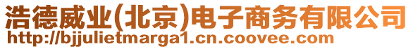 浩德威業(yè)(北京)電子商務有限公司