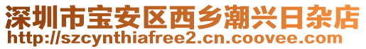 深圳市寶安區(qū)西鄉(xiāng)潮興日雜店