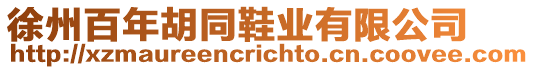 徐州百年胡同鞋業有限公司