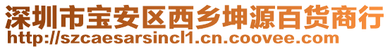 深圳市寶安區(qū)西鄉(xiāng)坤源百貨商行