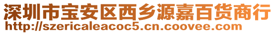 深圳市寶安區(qū)西鄉(xiāng)源嘉百貨商行