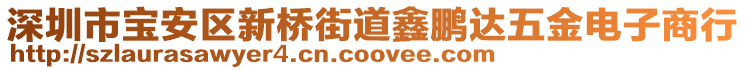 深圳市寶安區新橋街道鑫鵬達五金電子商行