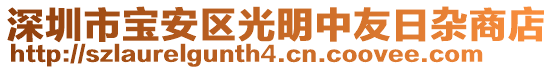 深圳市寶安區光明中友日雜商店