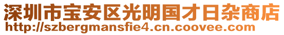 深圳市寶安區光明國才日雜商店