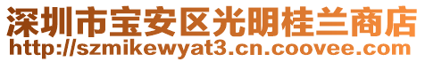 深圳市寶安區(qū)光明桂蘭商店