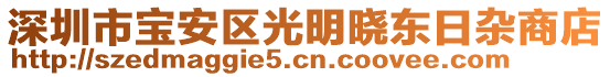 深圳市寶安區光明曉東日雜商店