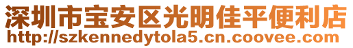 深圳市寶安區(qū)光明佳平便利店