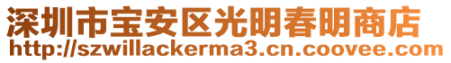 深圳市寶安區光明春明商店