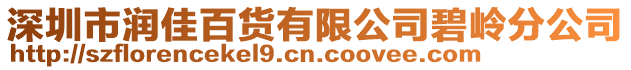 深圳市潤佳百貨有限公司碧嶺分公司