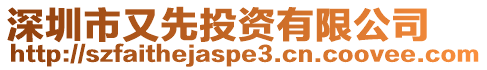 深圳市又先投資有限公司